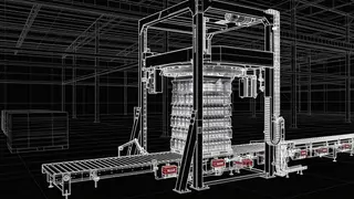 Finished Goods 
 Automatically 
 Stacking and 
 Packing